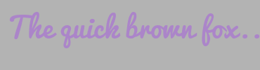 Image with Font Color AB85C9 and Background Color B3B3B3